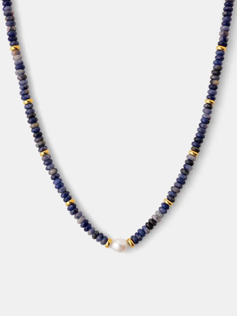 Pearl Dawn Dark Blue Kette