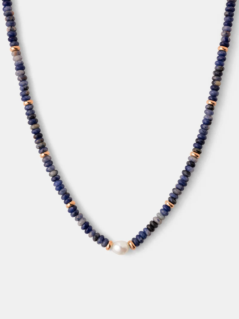 Pearl Dawn Dark Blue Kette
