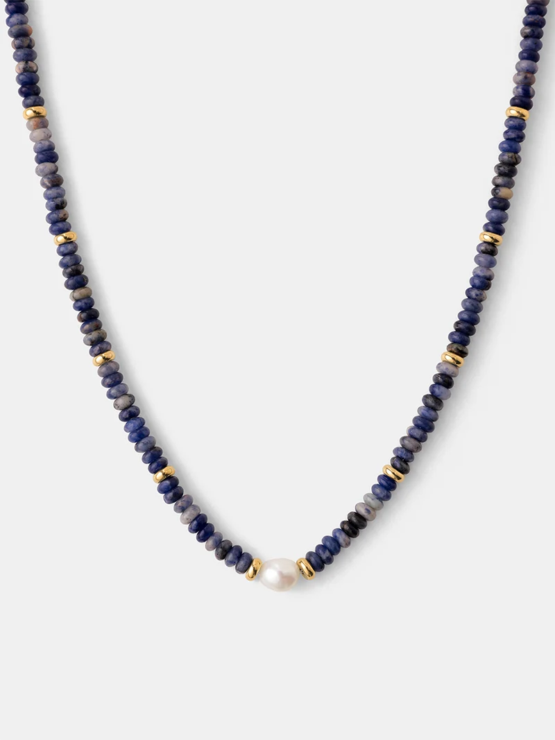 Pearl Dawn Dark Blue Kette