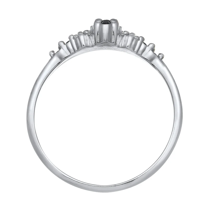 Verlobungsring Marquise | Kristall (Grau)