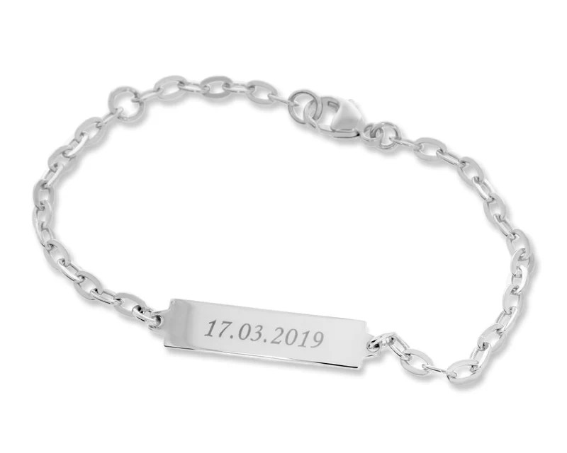 ARMBAND 925 SILBER, ID ARMBAND GRAVUR