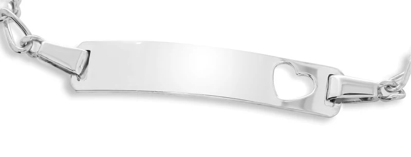 ID NAMENSARMBAND 925 SILBER, ARMBAND MIT GRAVUR