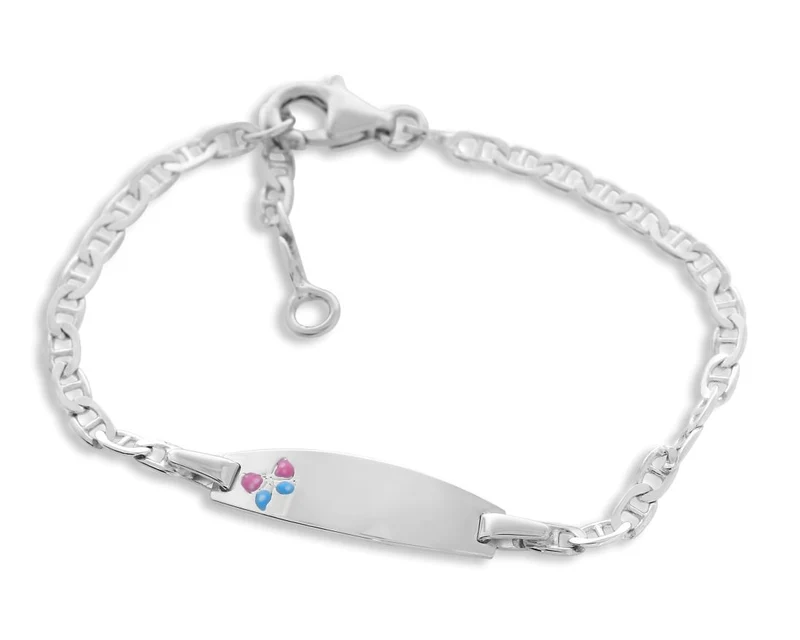 GRAVURARMBAND SCHMETTERLING ID KINDERARMBAND BABYARMBAND TAUFARMBAND
