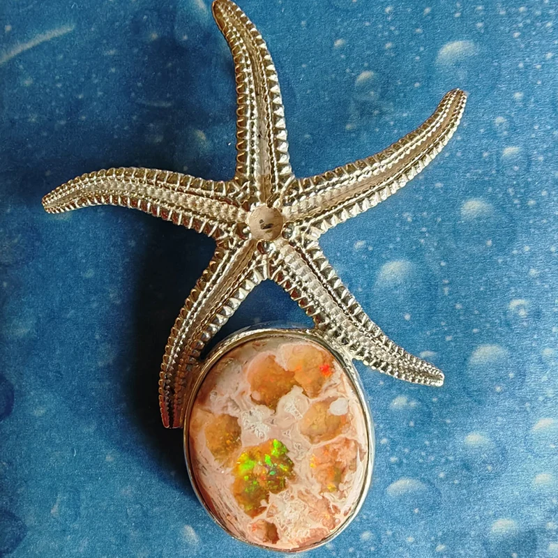 Seestern Schmuck Feueropal