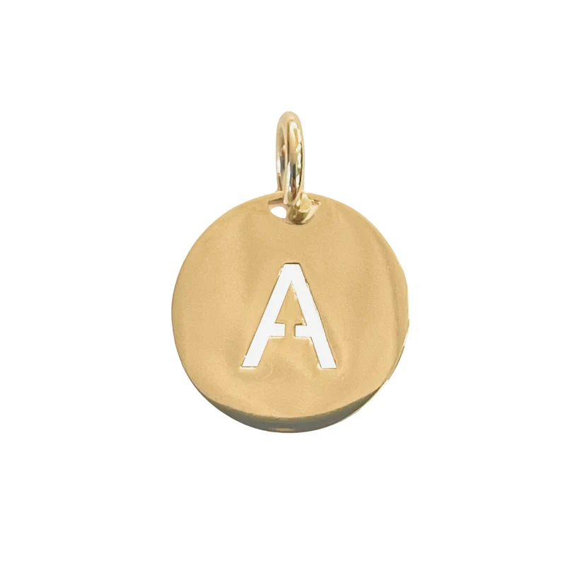Ketting Open Initial - Verguld - Initial Ketting