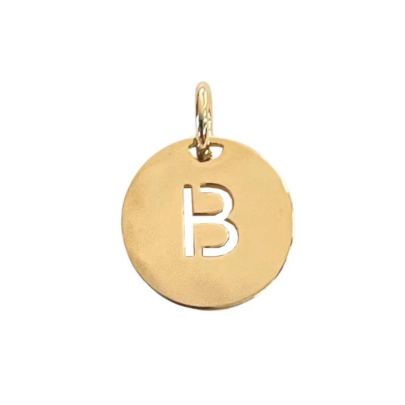 Ketting Open Initial - Verguld - Initial Ketting