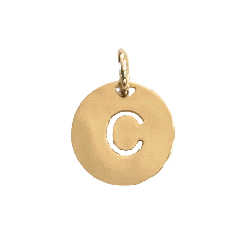 Ketting Open Initial - Verguld - Initial Ketting