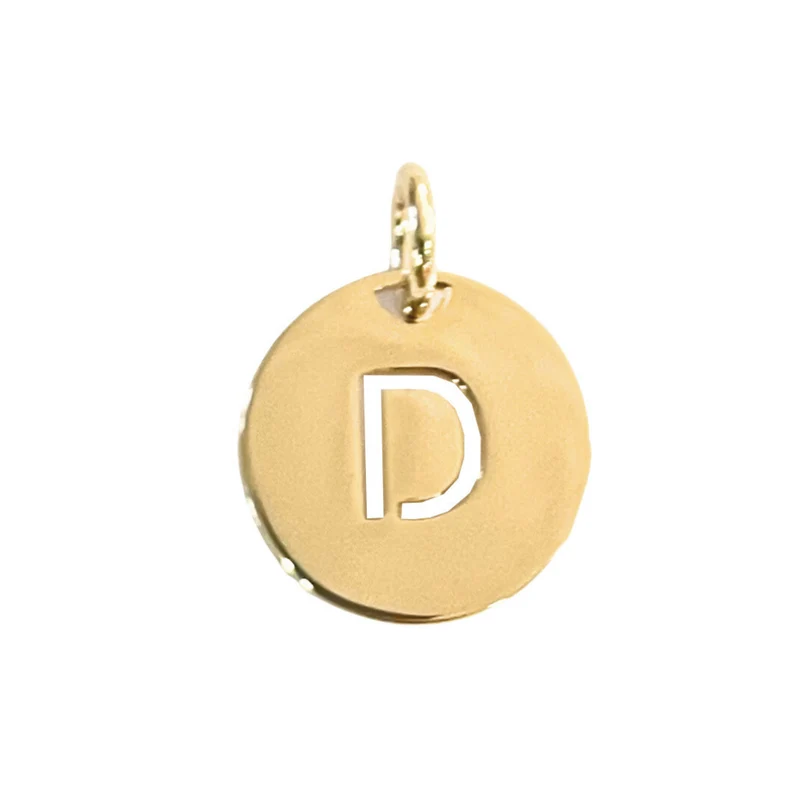 Ketting Open Initial - Verguld - Initial Ketting