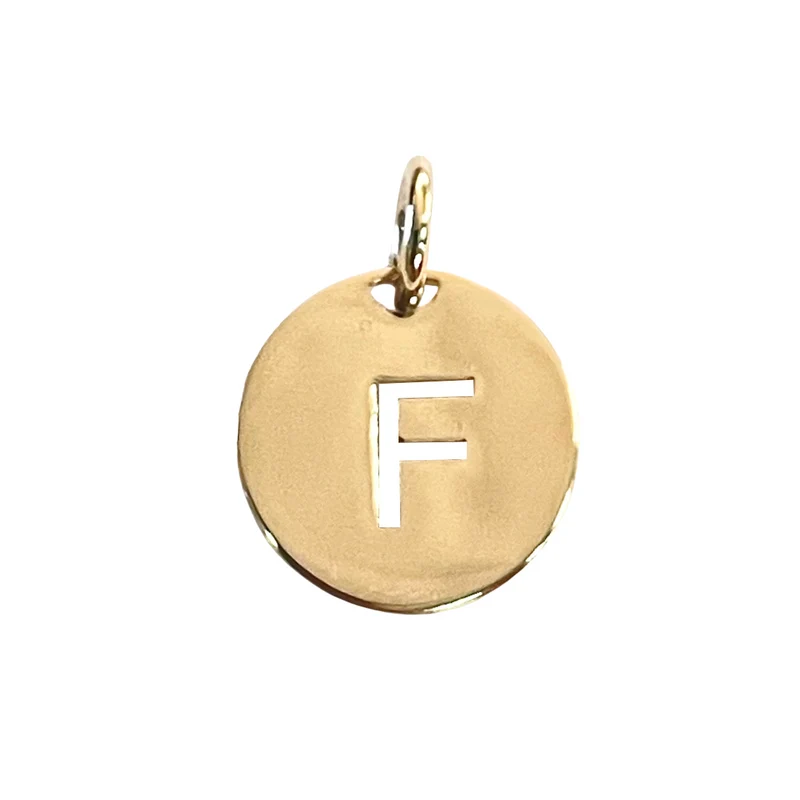Ketting Open Initial - Verguld - Initial Ketting