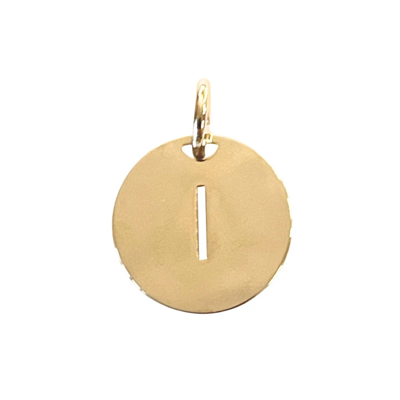 Ketting Open Initial - Verguld - Initial Ketting