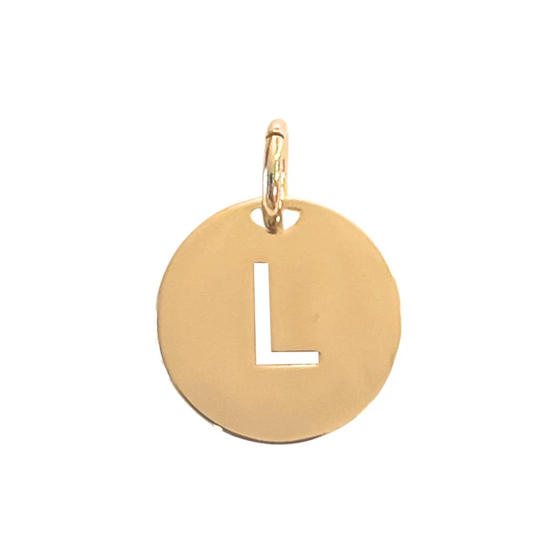 Ketting Open Initial - Verguld - Initial Ketting