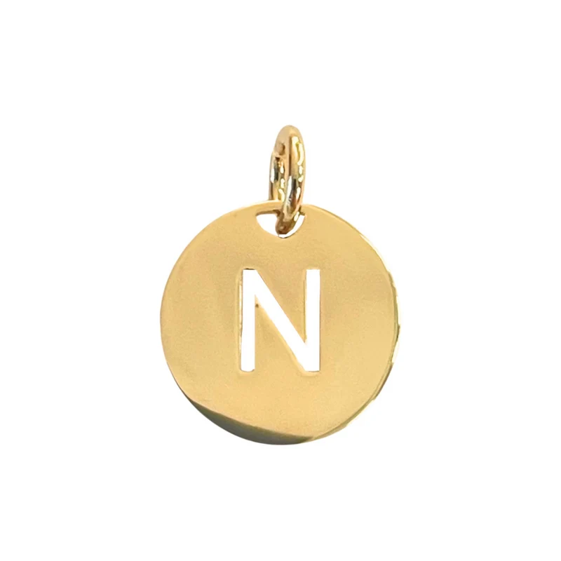 Ketting Open Initial - Verguld - Initial Ketting