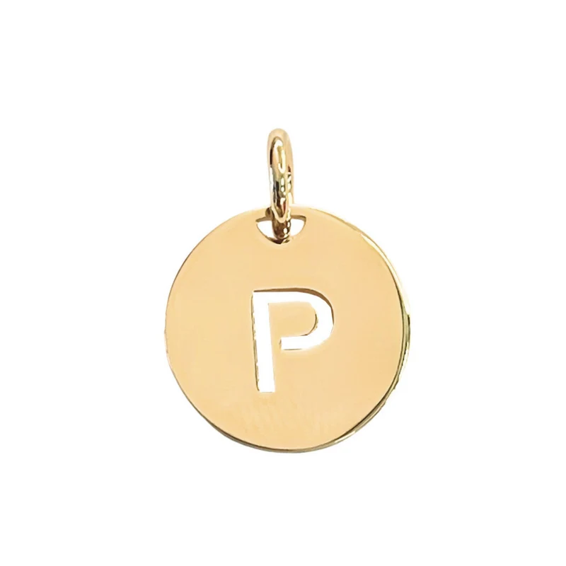 Ketting Open Initial - Verguld - Initial Ketting