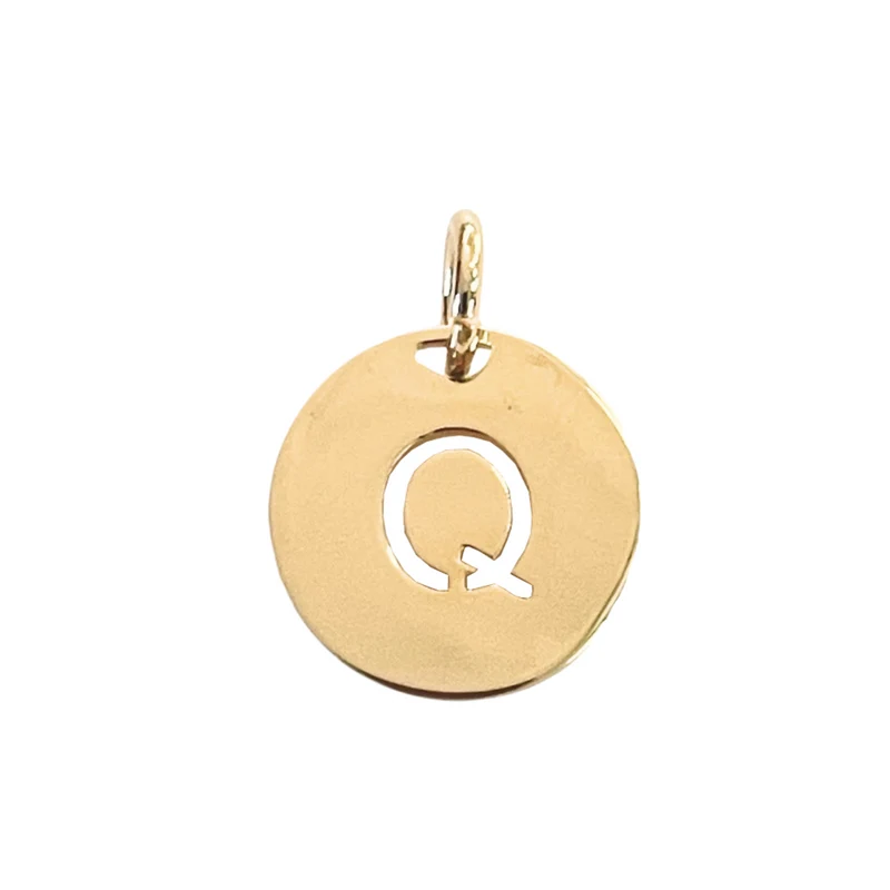 Ketting Open Initial - Verguld - Initial Ketting