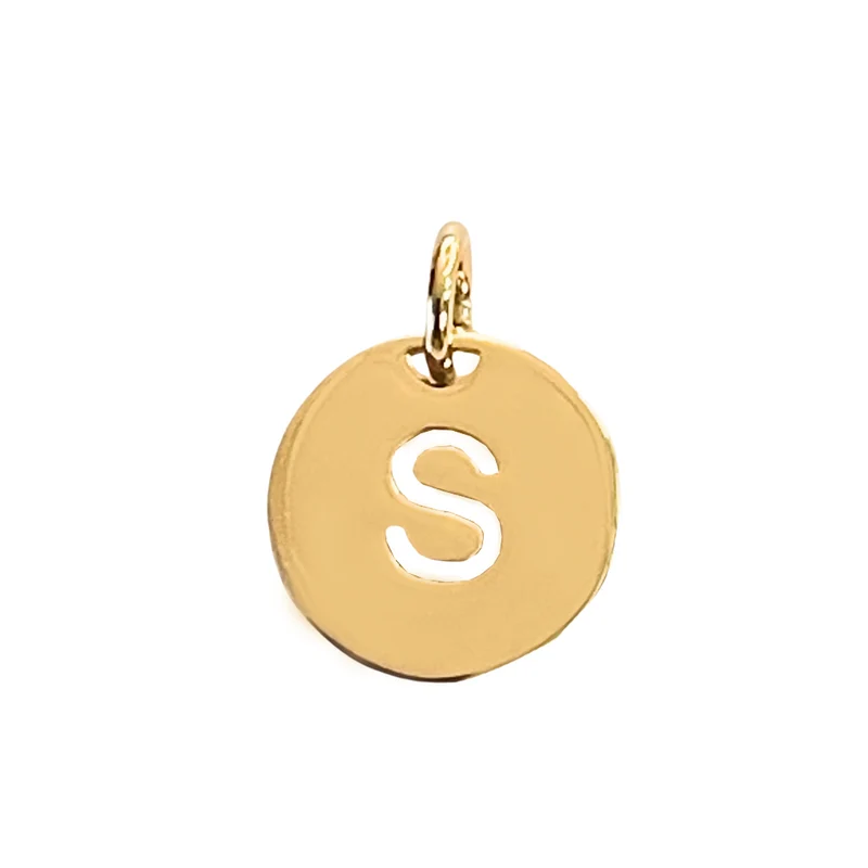 Ketting Open Initial - Verguld - Initial Ketting