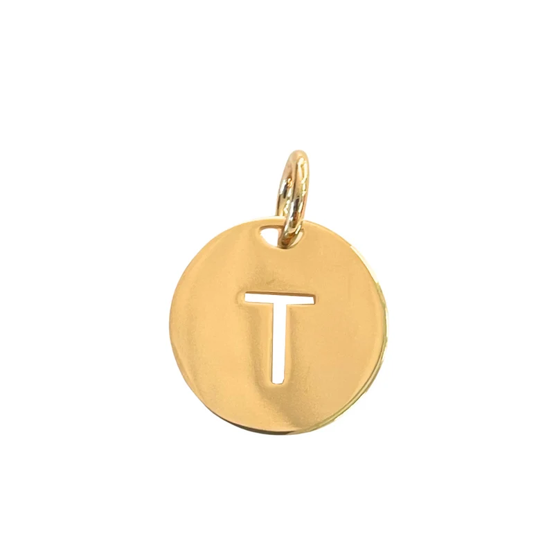 Ketting Open Initial - Verguld - Initial Ketting
