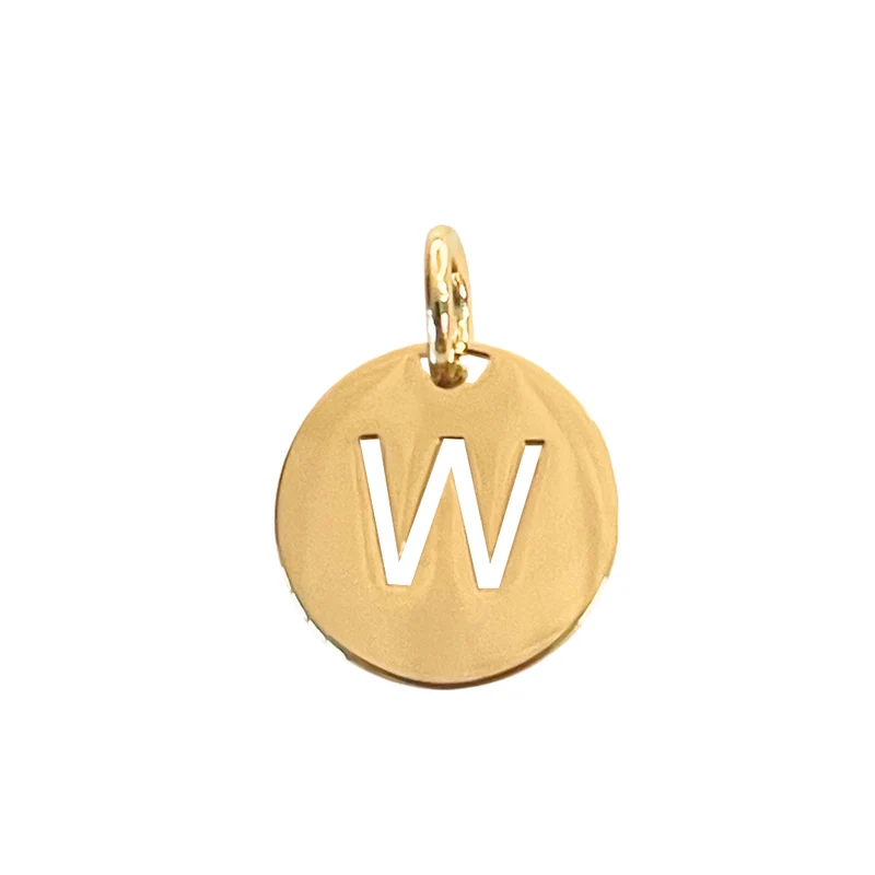 Ketting Open Initial - Verguld - Initial Ketting