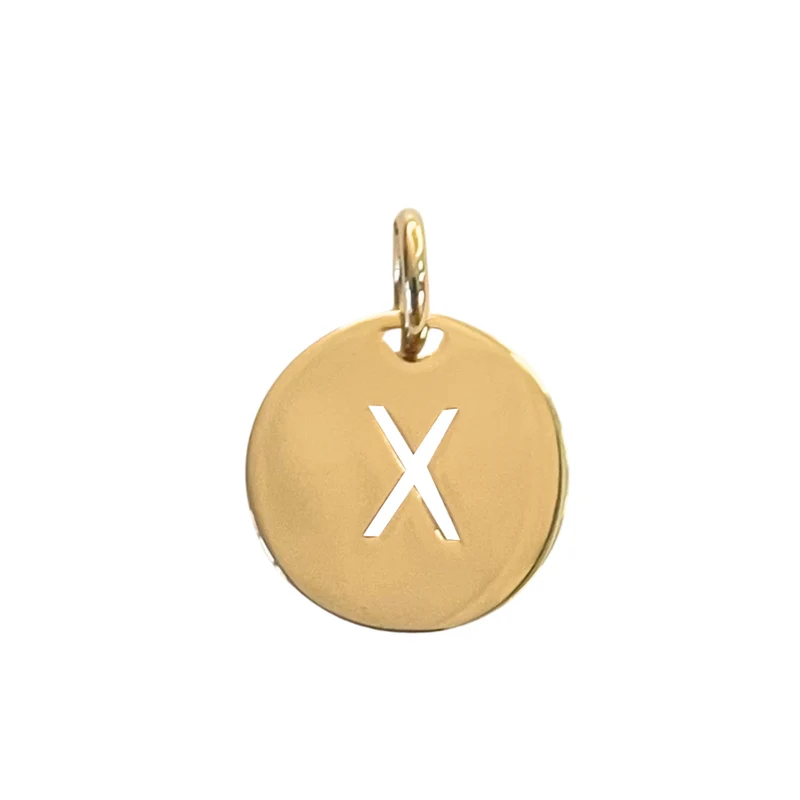 Ketting Open Initial - Verguld - Initial Ketting