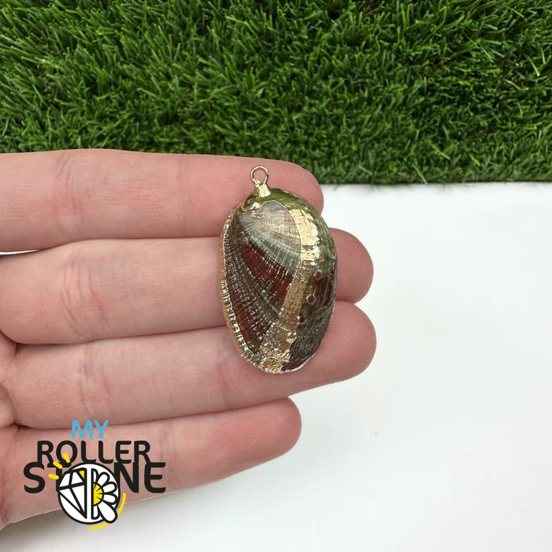 Anhänger aus galvanisierter Abalone-Muschel