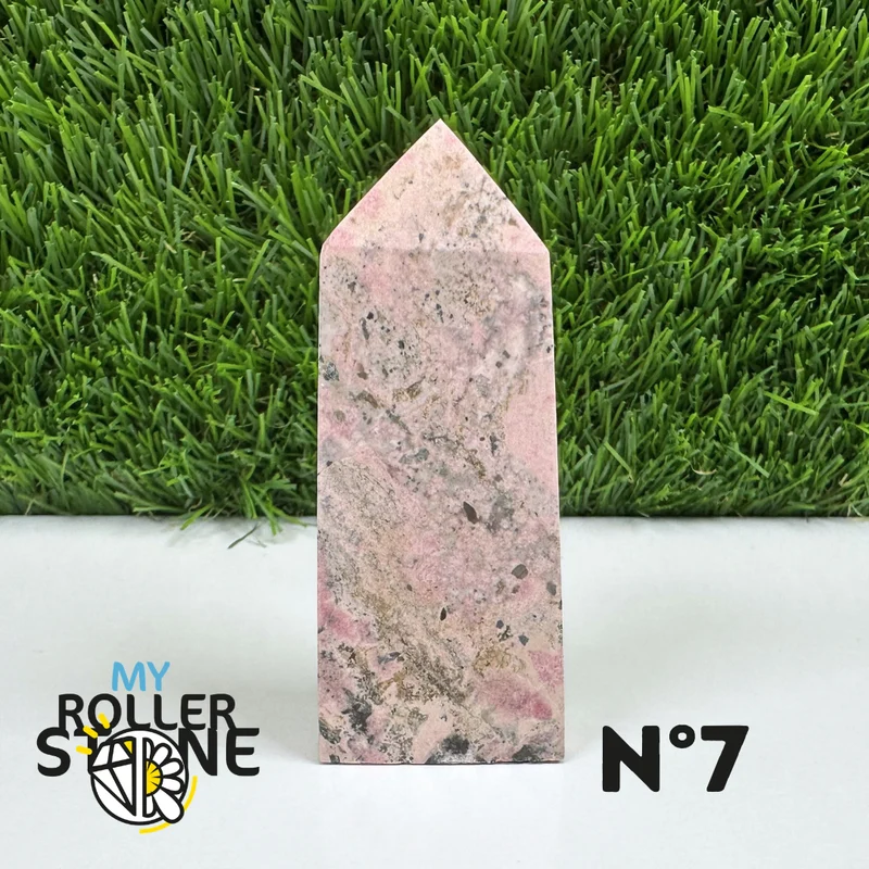 Spitzenstein Rechteckiger Rhodochrosit