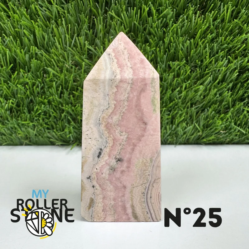 Spitzenstein Rechteckiger Rhodochrosit