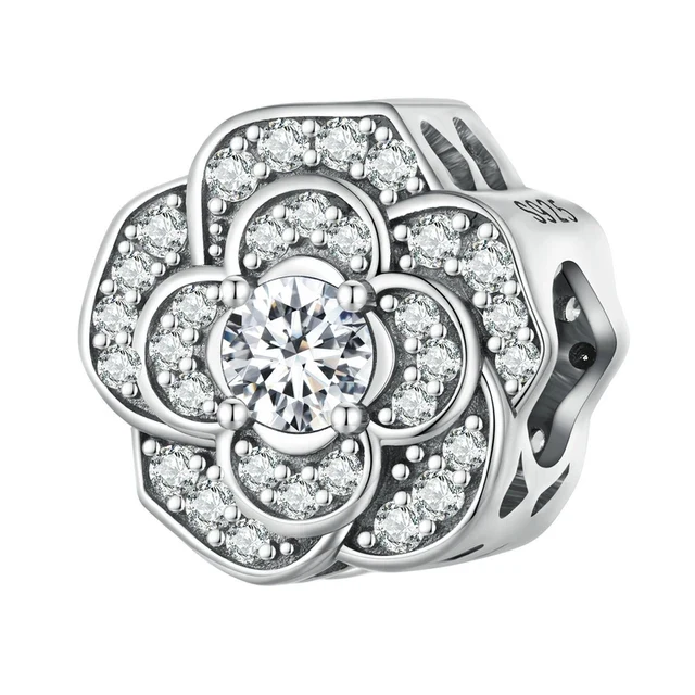 Beautiful Rose Charm | CZ