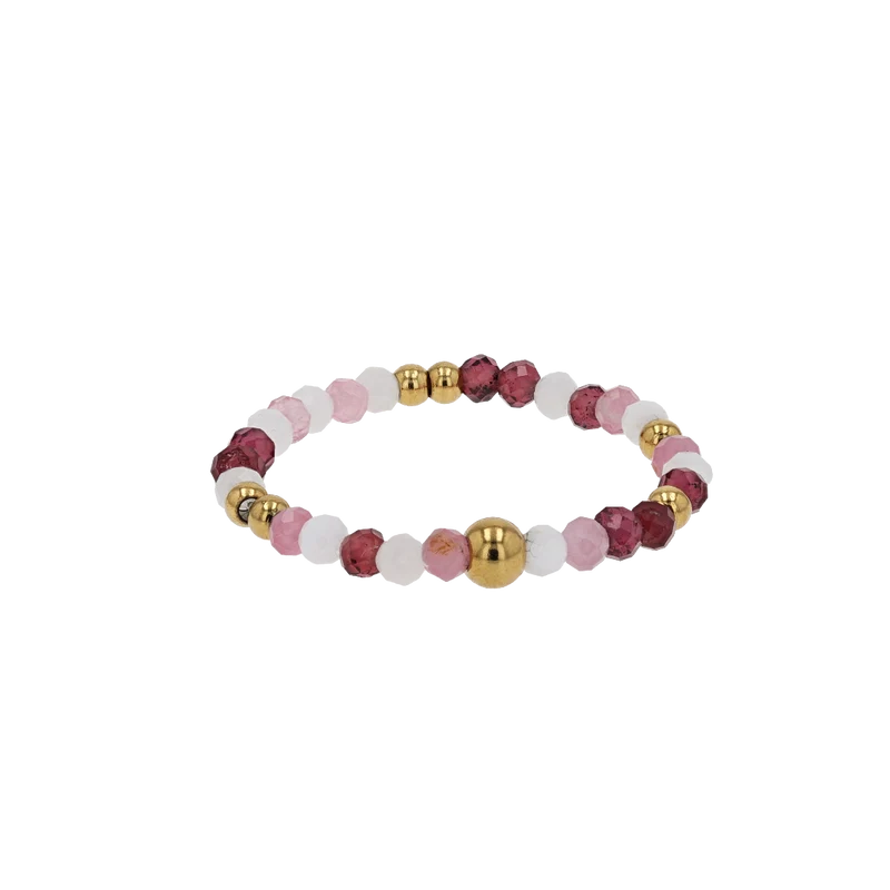 Lola Gemstone Beaded Ring