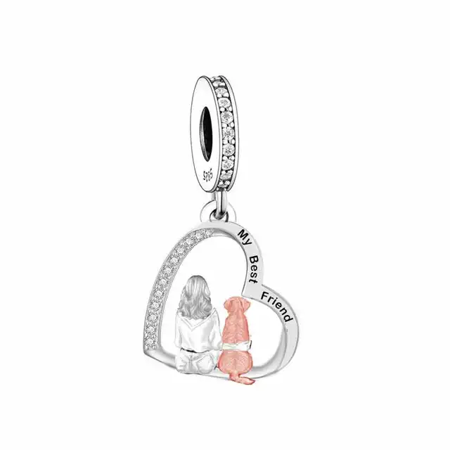 "My Best Friend" Dangle Charm | RGP CZ