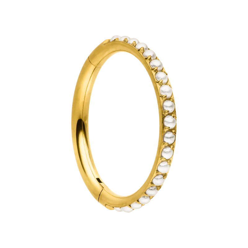 Pearl Clicker Piercing - Titan
