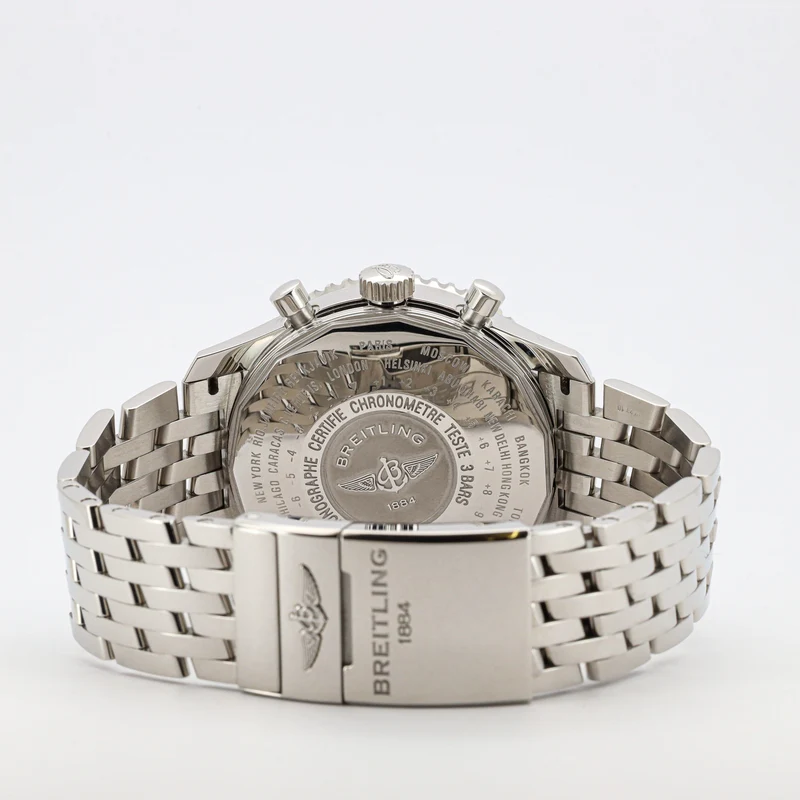 Breitling Navitimer World 46 A24322 Edelstahl 2018!