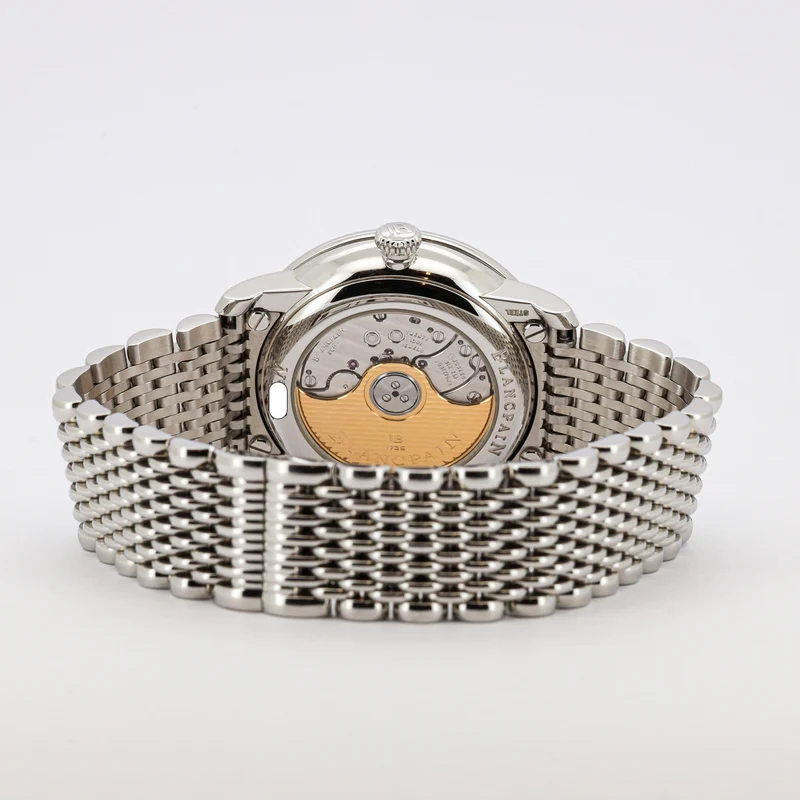 Blancpain Villeret Quantième Phases de Lune 33 Ref. 6126-4628 – Edelstahl – Diamanten
