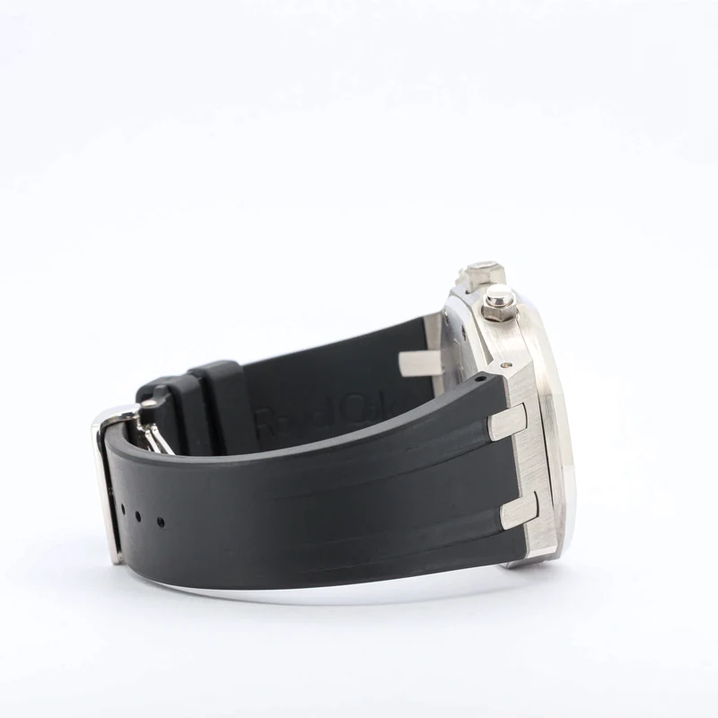 Audemars Piguet Royal Oak Chronograph 39 26022BC.OO.D002CR.01 White Gold Black Rubber Strap