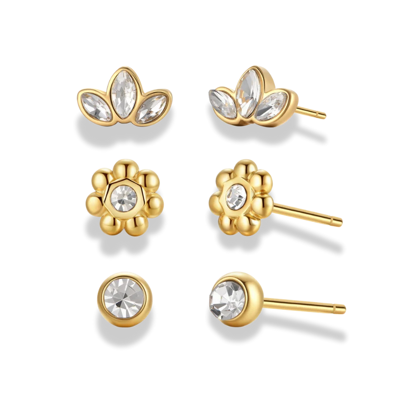 Lotus Ohrstecker Ear Candy Set