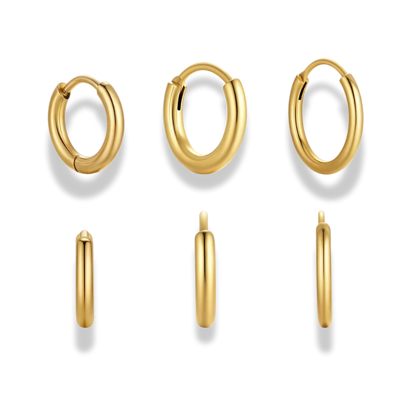 Simple Huggie Ear Candy Set
