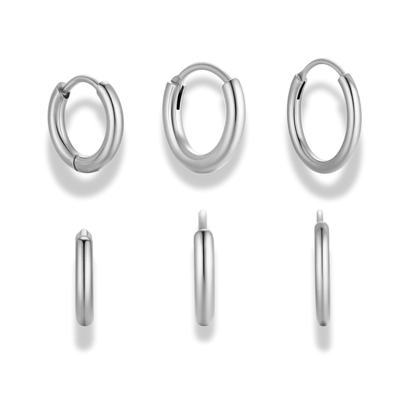 Simple Huggie Ear Candy Set