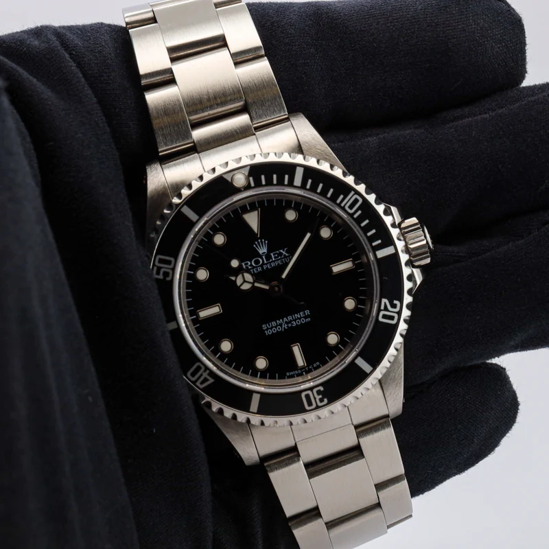 Rolex Submariner 40 14060 No Date Edelstahl Service card 03/24