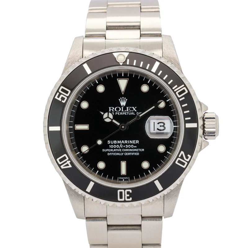 Rolex Submariner Date 40 16610 Edelstahl