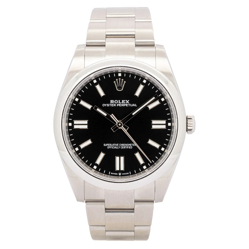 Rolex Oyster Perpetual 41 124300 Black Dial Full Set