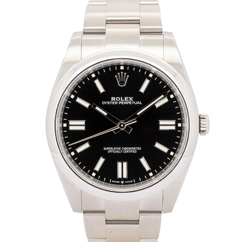 Rolex Oyster Perpetual 41 124300 Black Dial Full Set