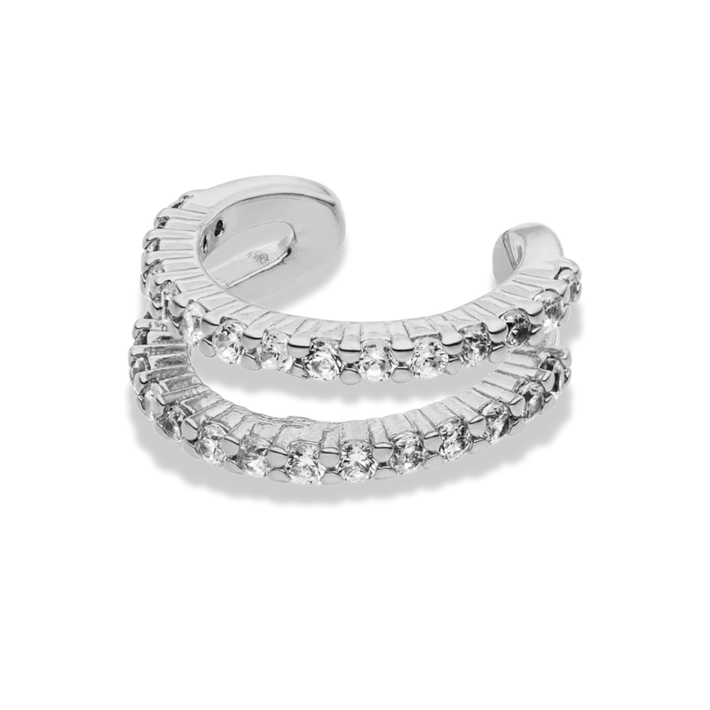 Double Line Earcuff 14K Vergoldet
