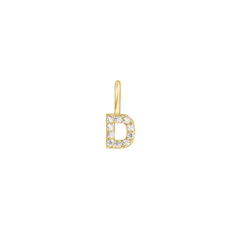 Mini Crystal Letter Anhänger (Ketten Anhänger)