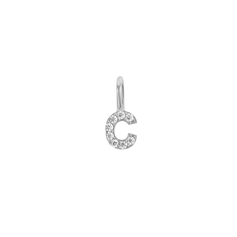 Mini Crystal Letter Anhänger (Ketten Anhänger)