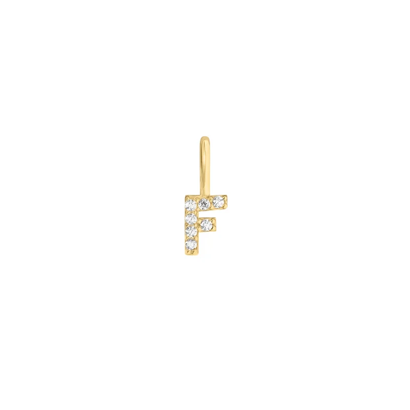Mini Crystal Letter Anhänger (Ketten Anhänger)