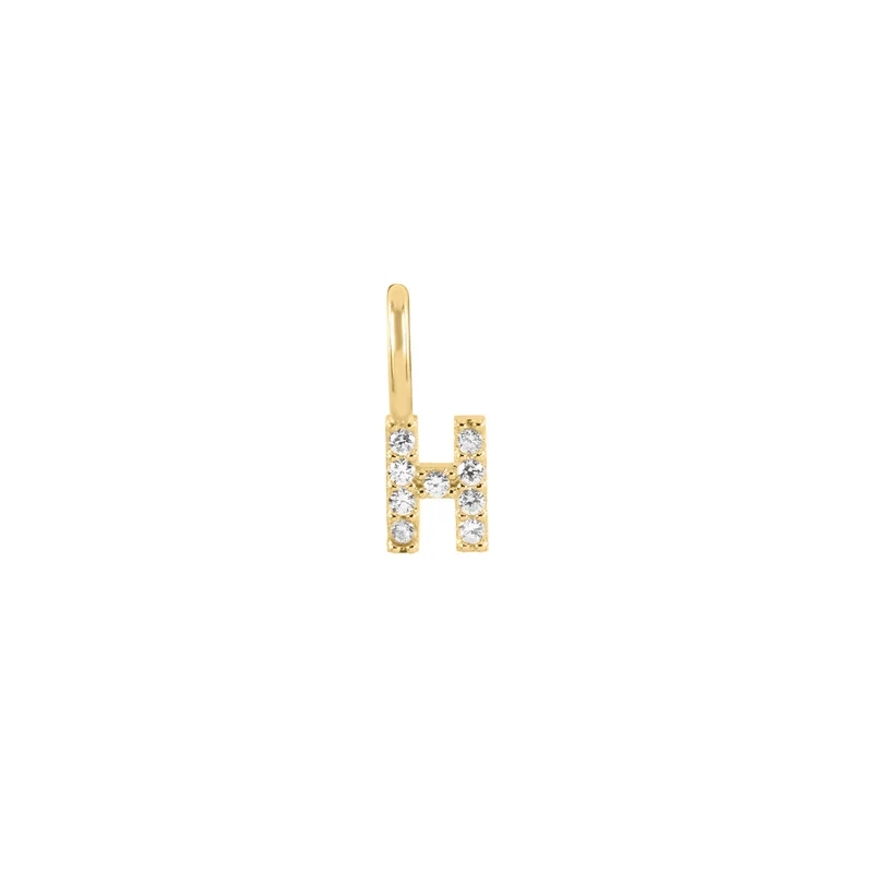 Mini Crystal Letter Anhänger (Ketten Anhänger)