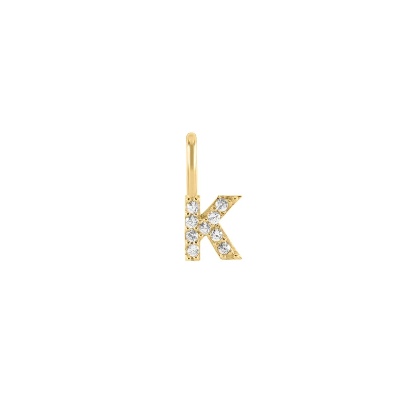 Mini Crystal Letter Anhänger (Ketten Anhänger)