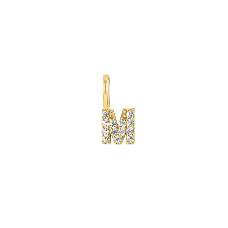 Mini Crystal Letter Anhänger (Ketten Anhänger)
