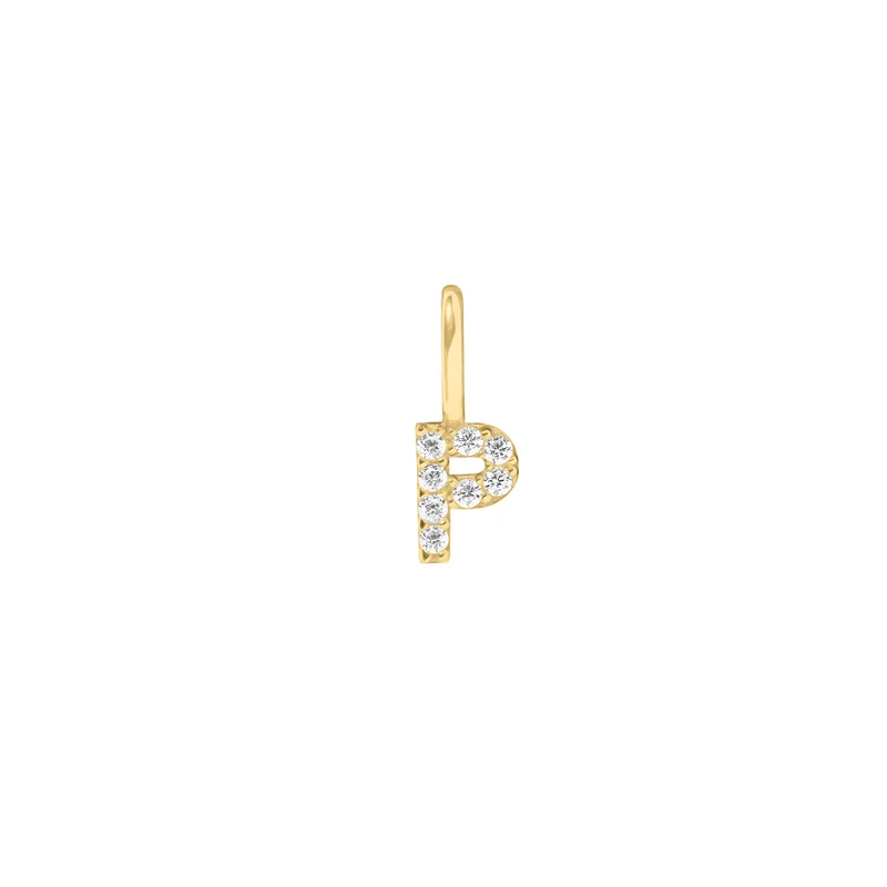 Mini Crystal Letter Anhänger (Ketten Anhänger)