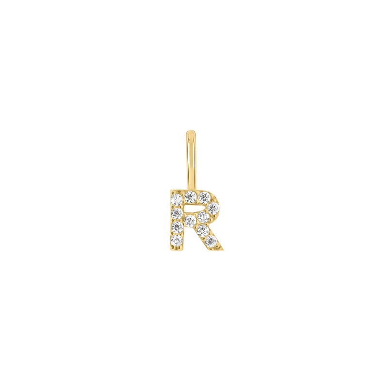 Mini Crystal Letter Anhänger (Ketten Anhänger)