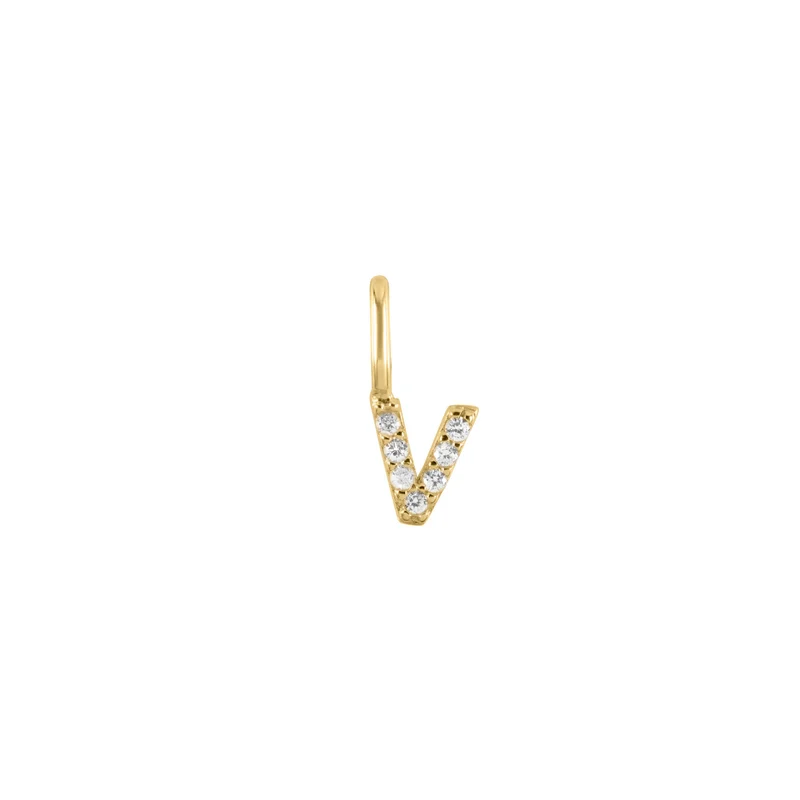 Mini Crystal Letter Anhänger (Ketten Anhänger)