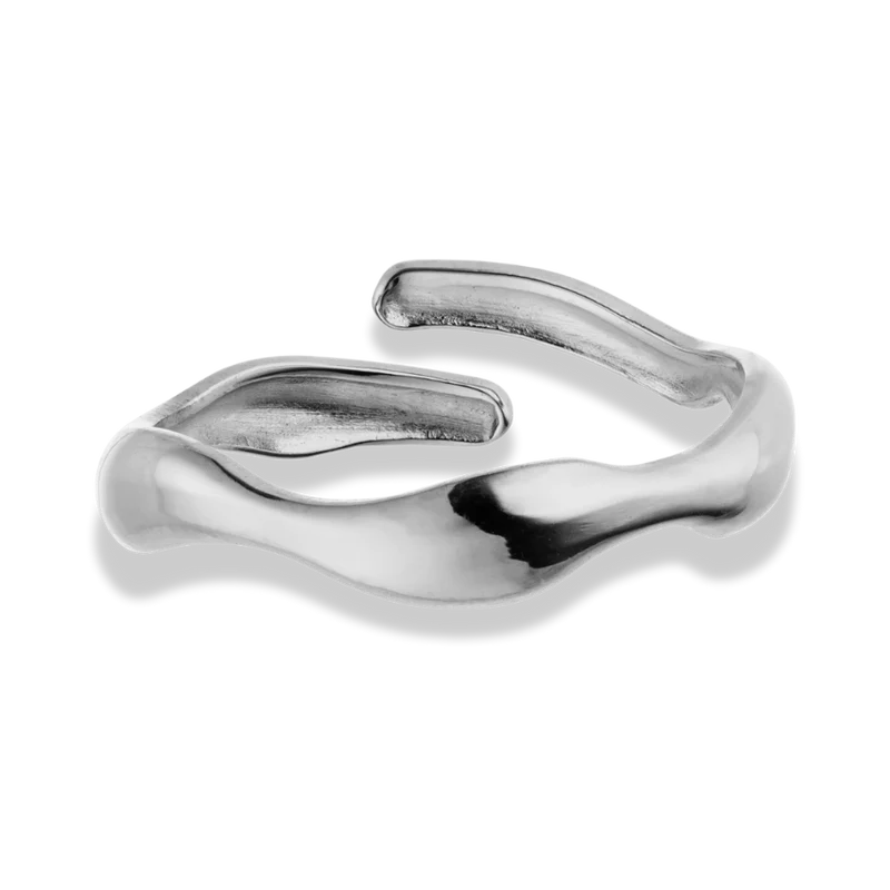 Popular Meltdown Ring 14K Vergoldet